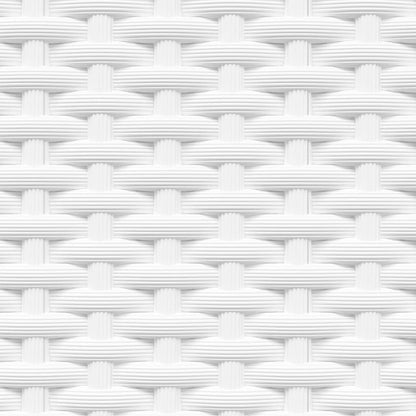 vidaXL Planters 2 pcs White 30x30x37 cm Polypropylene
