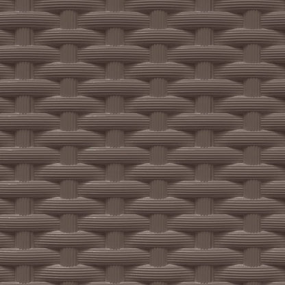 vidaXL Planters 2 pcs Brown 30x30x37 cm Polypropylene