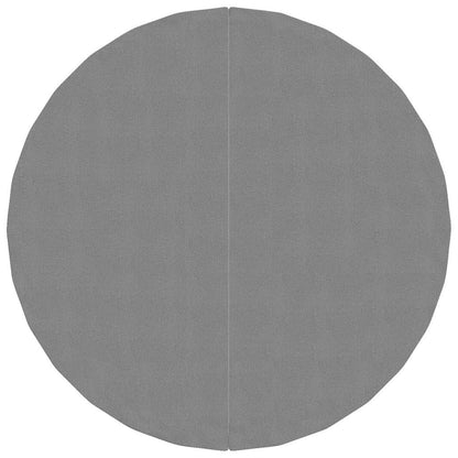 vidaXL Pool Ground Cloth Light Grey Ø244 cm Polyester Geotextile