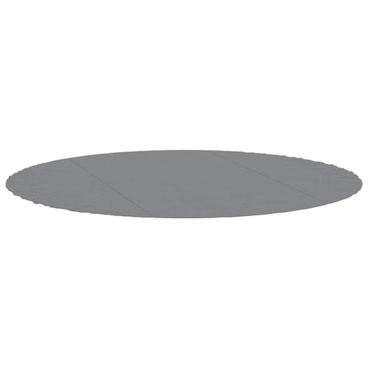 94217 vidaXL Pool Ground Cloth Light Grey Ø366 cm Polyester Geotextile