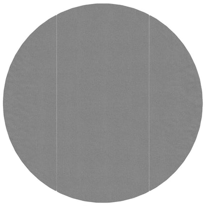 94217 vidaXL Pool Ground Cloth Light Grey Ø366 cm Polyester Geotextile