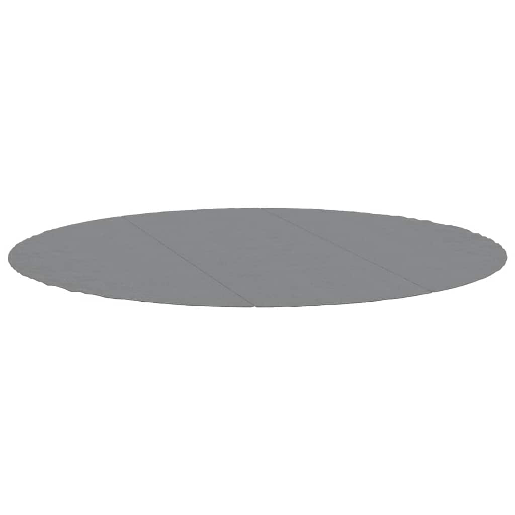 94218 vidaXL Pool Ground Cloth Light Grey Ø396 cm Polyester Geotextile