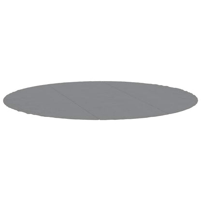 94218 vidaXL Pool Ground Cloth Light Grey Ø396 cm Polyester Geotextile