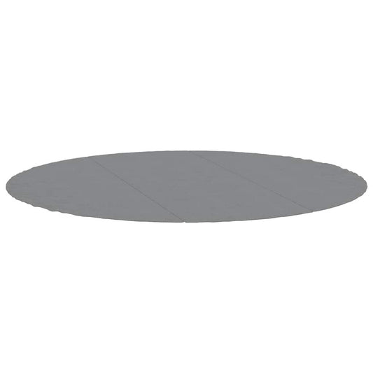 94218 vidaXL Pool Ground Cloth Light Grey Ø396 cm Polyester Geotextile
