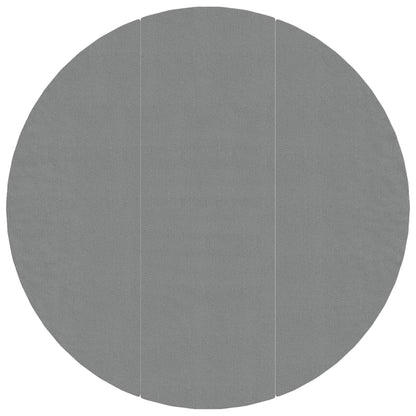 vidaXL Pool Ground Cloth Light Grey Ø396 cm Polyester Geotextile