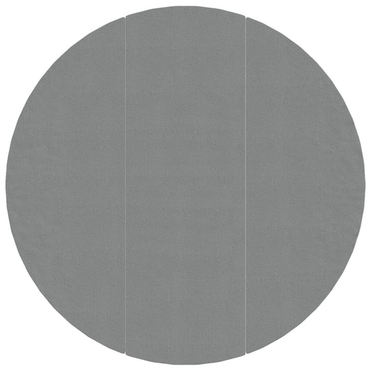 vidaXL Pool Ground Cloth Light Grey Ø396 cm Polyester Geotextile