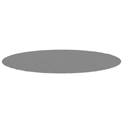 vidaXL Pool Ground Cloth Light Grey Ø396 cm Polyester Geotextile