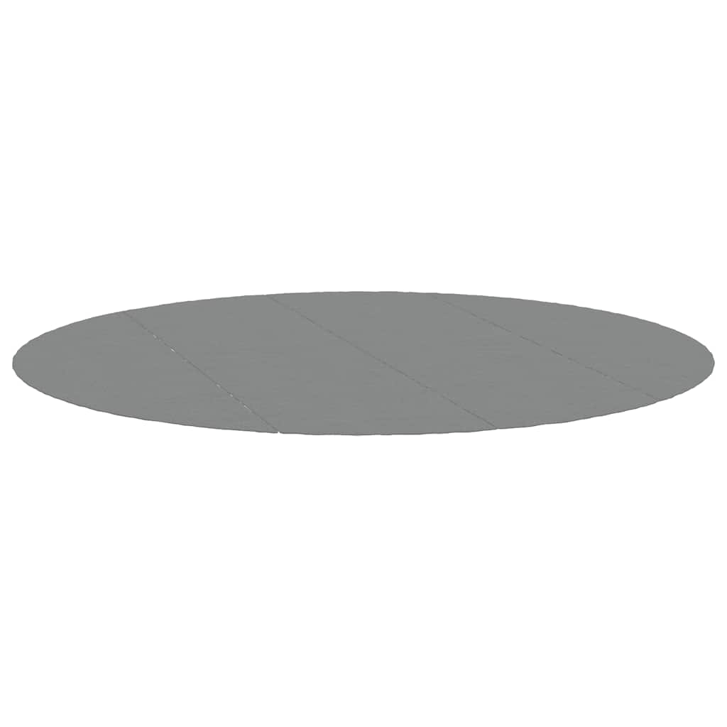 94227 vidaXL Pool Ground Cloth Light Grey Ø428 cm Polyester Geotextile
