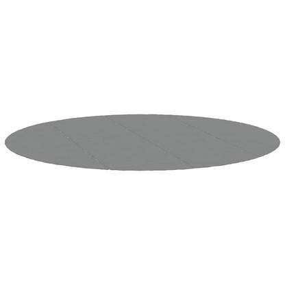 vidaXL Pool Ground Cloth Light Grey Ø428 cm Polyester Geotextile