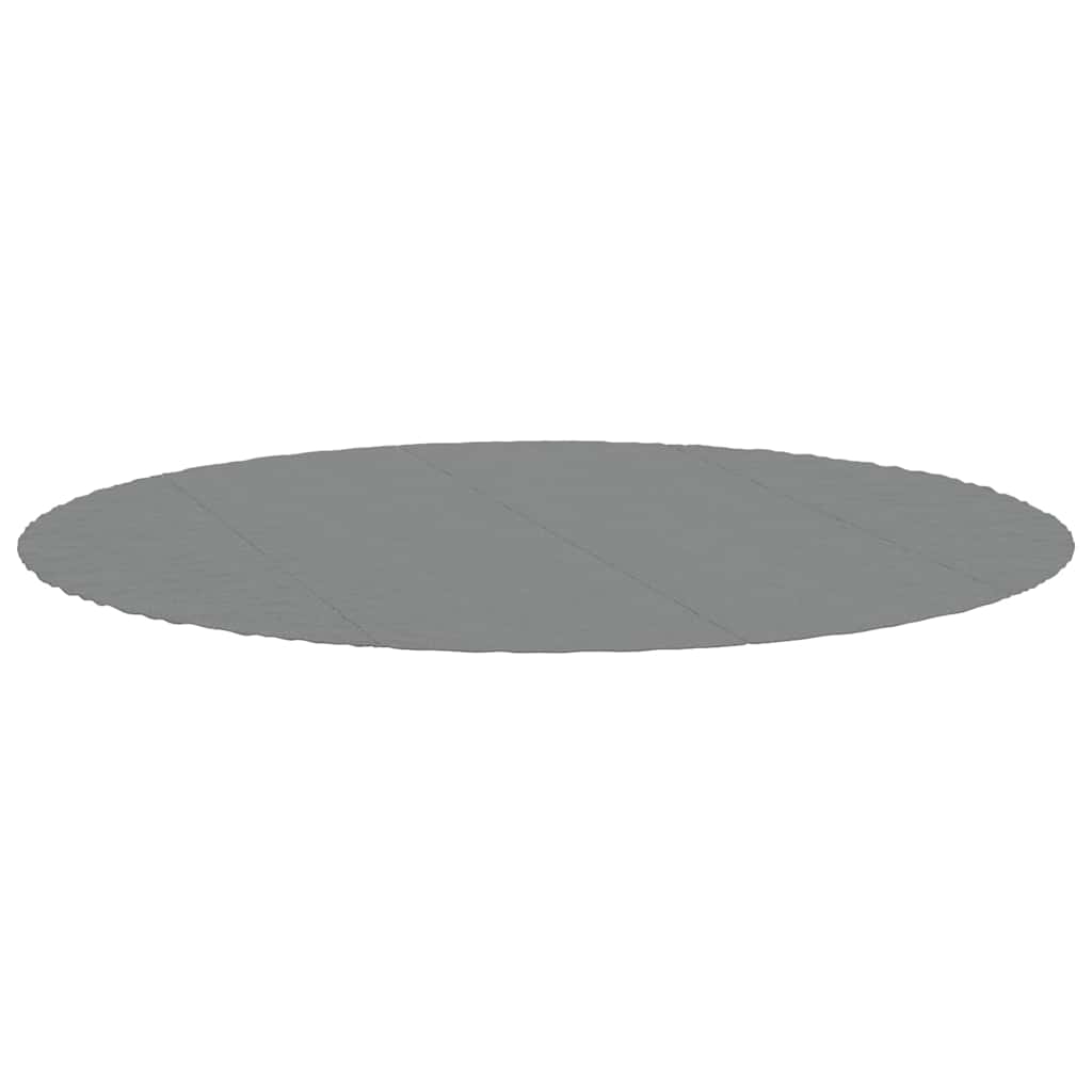 vidaXL Pool Ground Cloth Light Grey Ø458 cm Polyester Geotextile