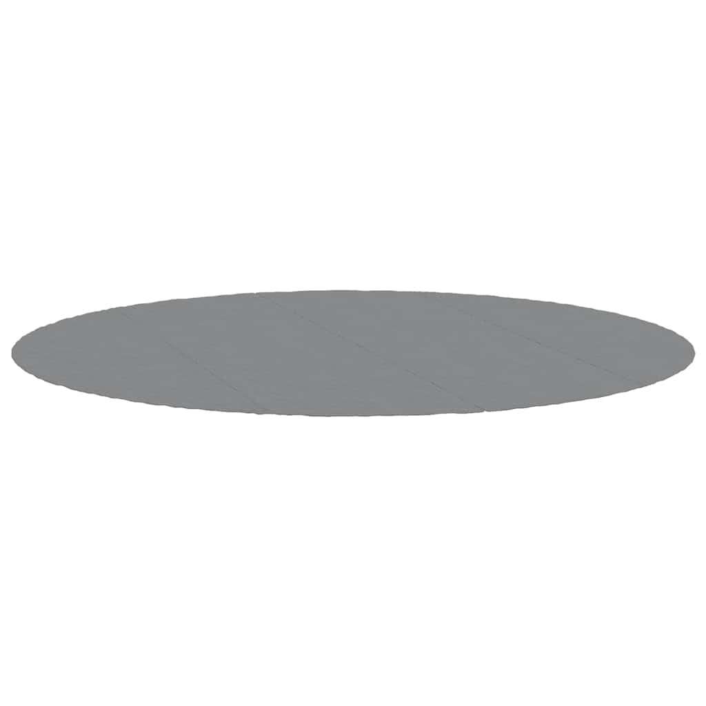 vidaXL Pool Ground Cloth Light Grey Ø500 cm Polyester Geotextile