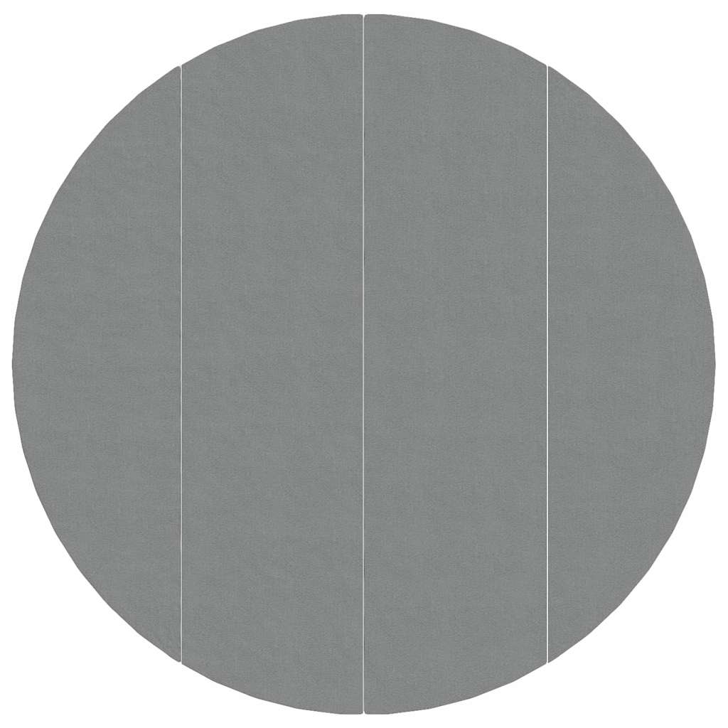 94229 vidaXL Pool Ground Cloth Light Grey Ø500 cm Polyester Geotextile
