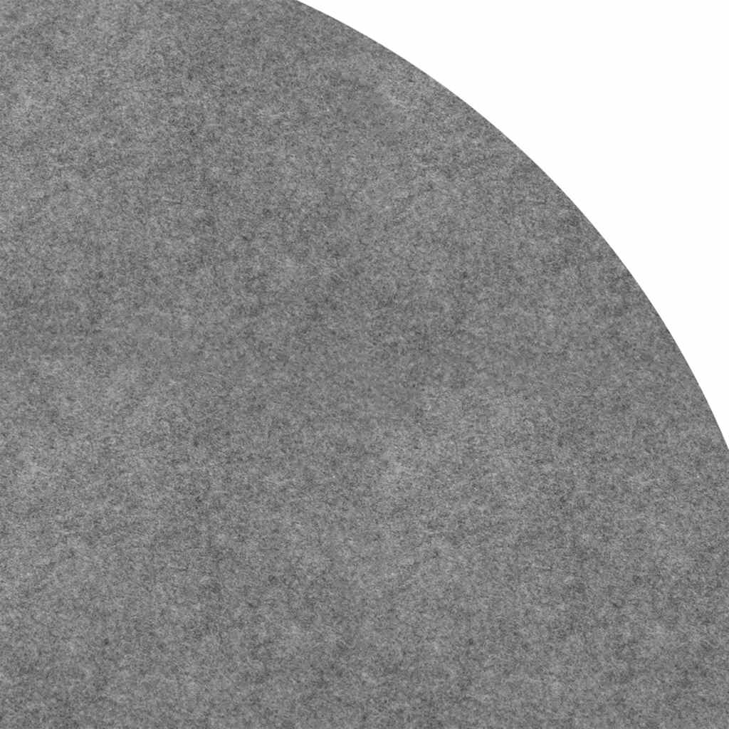 94229 vidaXL Pool Ground Cloth Light Grey Ø500 cm Polyester Geotextile