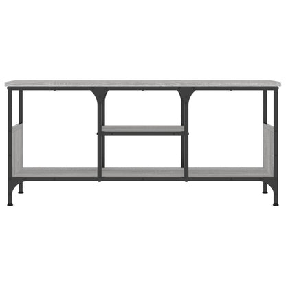 vidaXL TV Cabinet Grey Sonoma 100x35x45 cm Engineered Wood&Iron