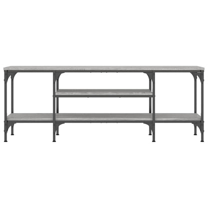 vidaXL TV Cabinet Grey Sonoma 121x35x45 cm Engineered Wood&Iron