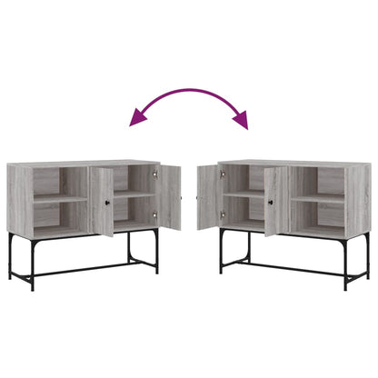 vidaXL Sideboard Grey Sonoma 100x40x79.5 cm Engineered Wood