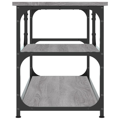 vidaXL TV Cabinet Grey Sonoma 103x38x46.5 cm Engineered Wood and Steel