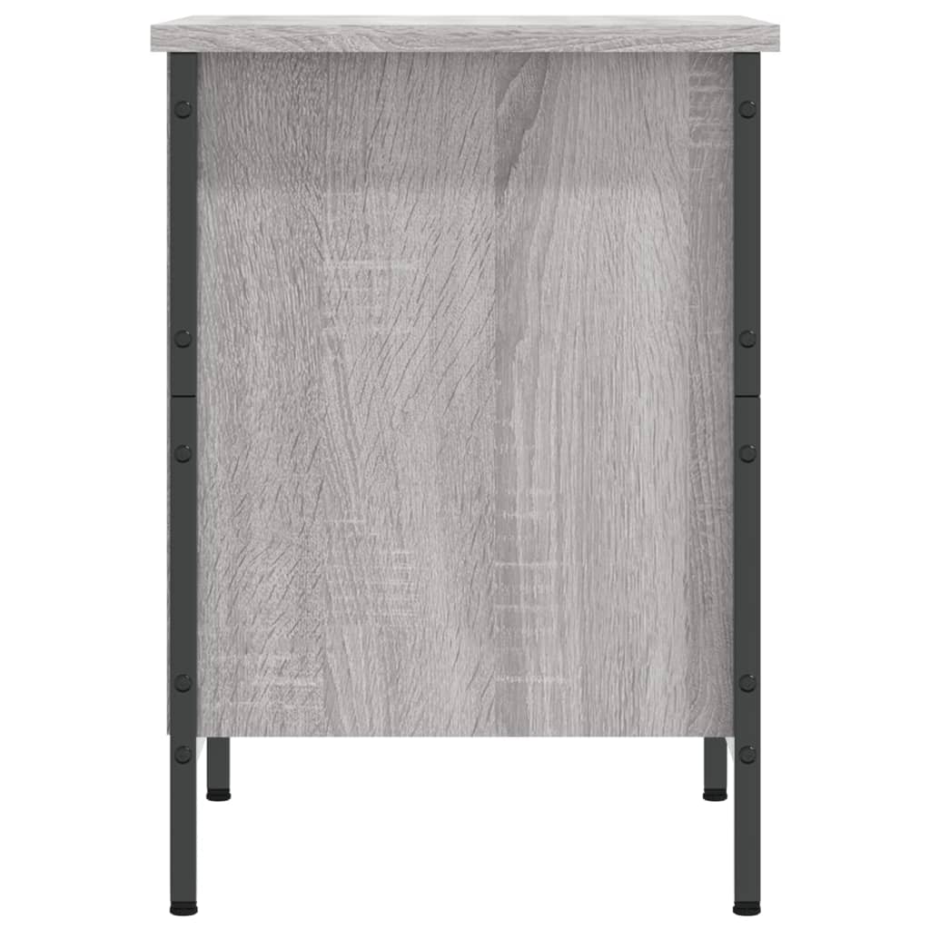vidaXL Shoe Cabinet Grey Sonoma Holds multiple pairs of shoes