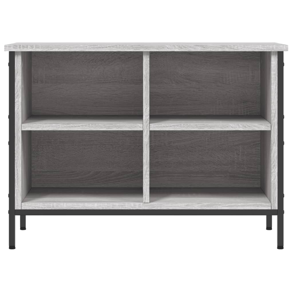 vidaXL Shoe Cabinet Grey Sonoma 69x35x50 cm Engineered Wood