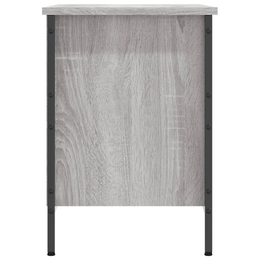 vidaXL Shoe Cabinet Grey Sonoma 4 compartments