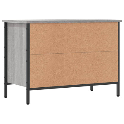 vidaXL Shoe Cabinet Grey Sonoma 4 compartments
