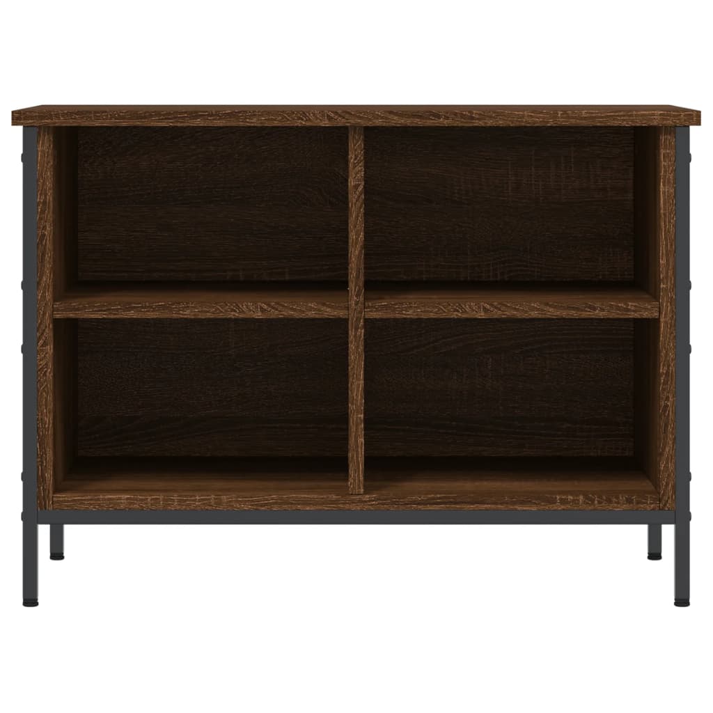 vidaXL Shoe Cabinet Brown Oak 4 compartments