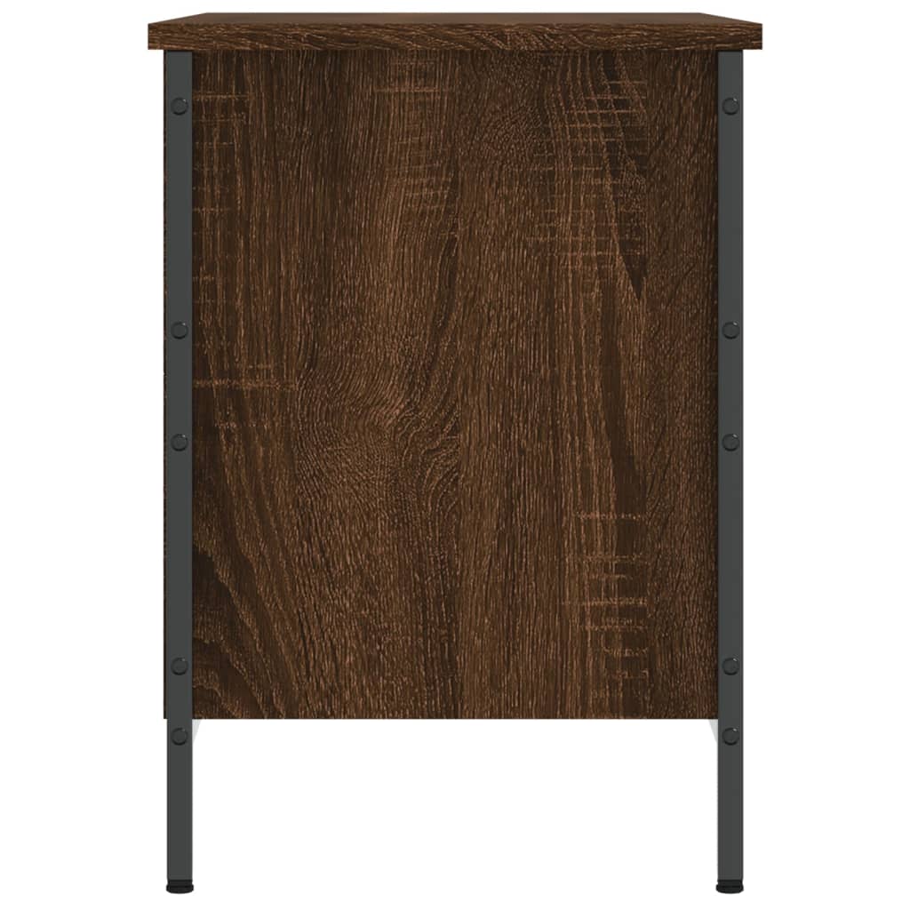 vidaXL Shoe Cabinet Brown Oak 4 compartments