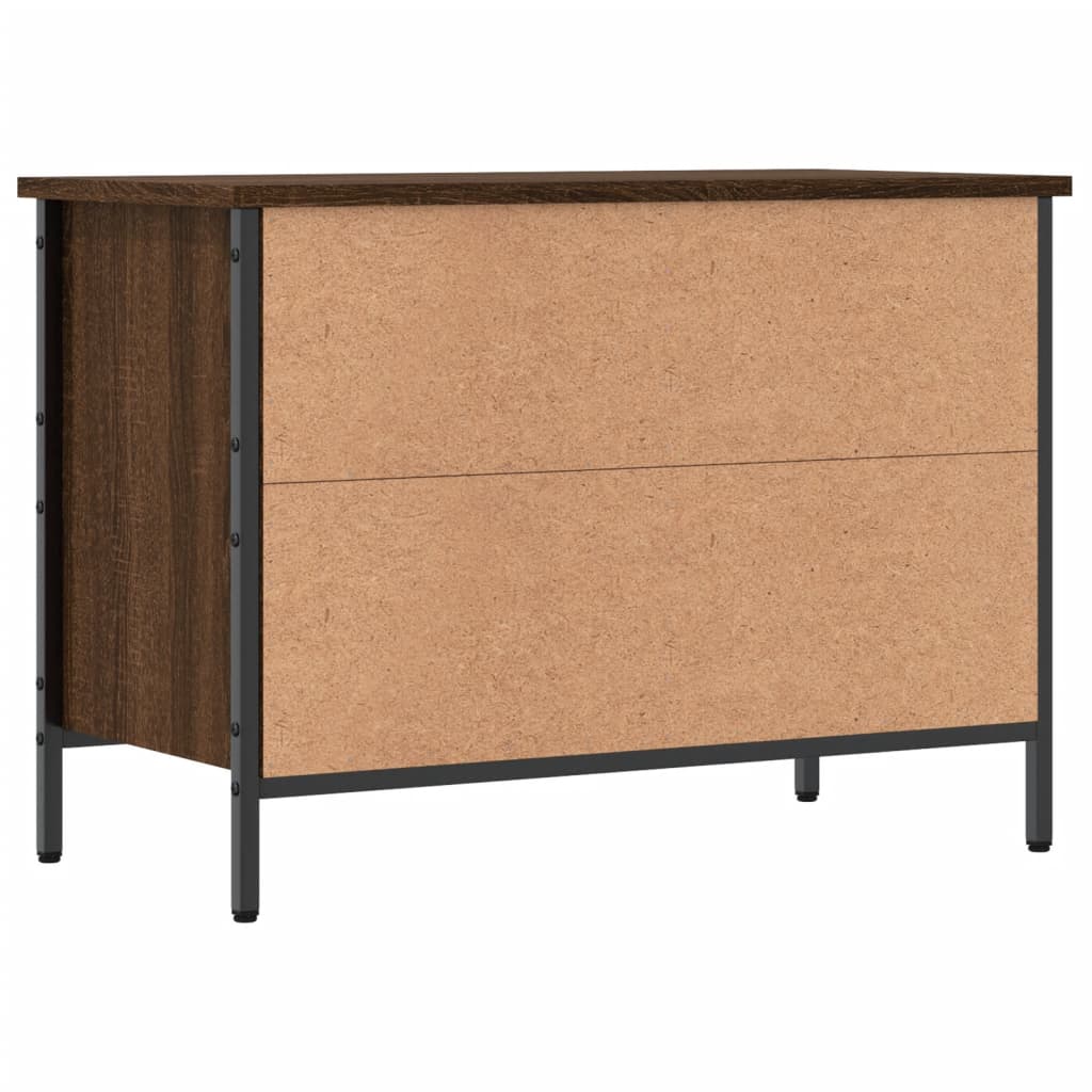 vidaXL Shoe Cabinet Brown Oak 4 compartments