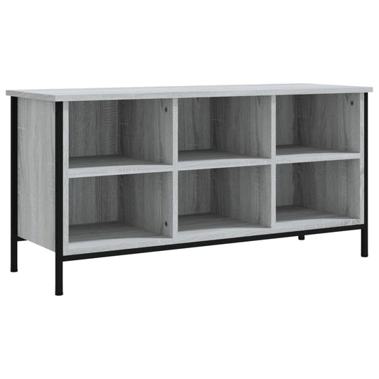 vidaXL Shoe Cabinet Grey Sonoma Holds up to 6 pairs of shoes