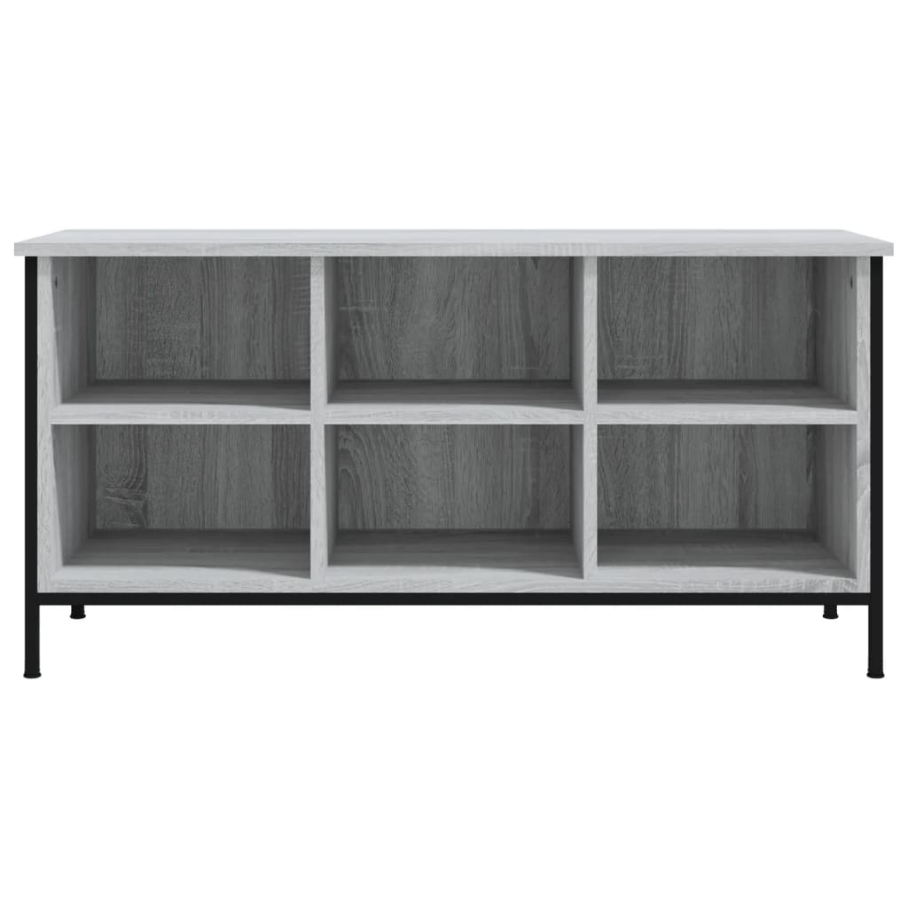 vidaXL Shoe Cabinet Grey Sonoma Holds up to 6 pairs of shoes