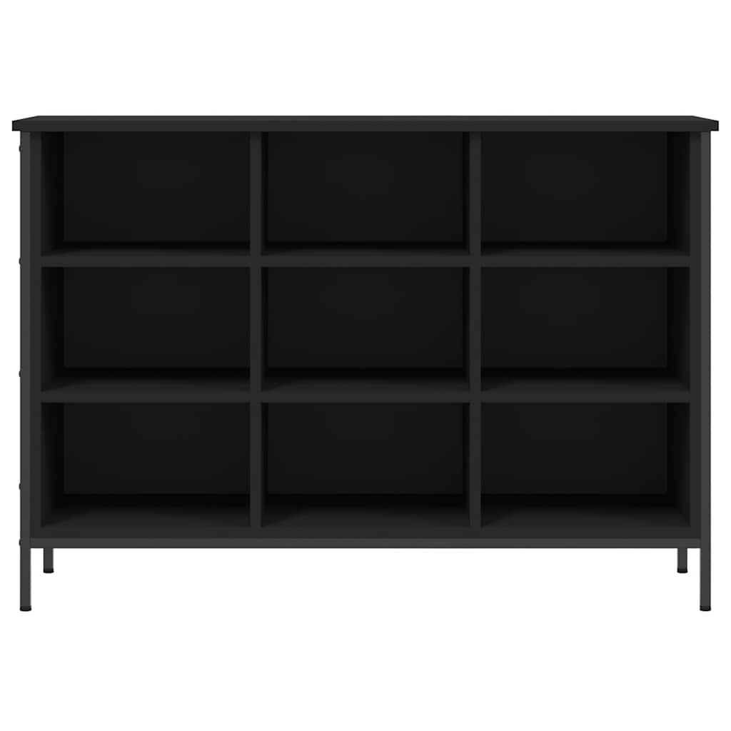 vidaXL Shoe Cabinet Black 9 compartments for storing shoes