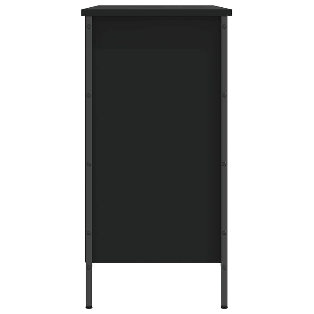 vidaXL Shoe Cabinet Black 9 compartments for storing shoes