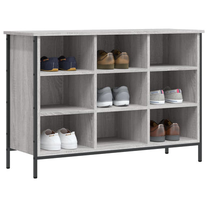 vidaXL Shoe Cabinet Grey Sonoma 9 pairs of shoes