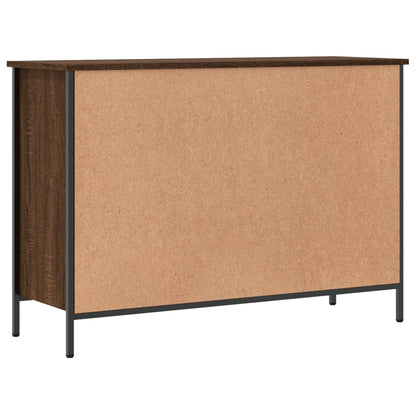 vidaXL Shoe Cabinet Brown Oak 9 compartments