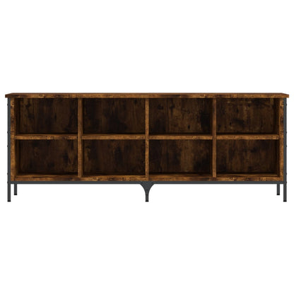 vidaXL Shoe Cabinet Smoked Oak 8 compartments