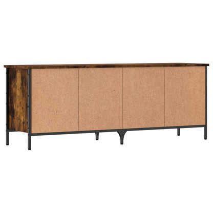 vidaXL Shoe Cabinet Smoked Oak 8 compartments