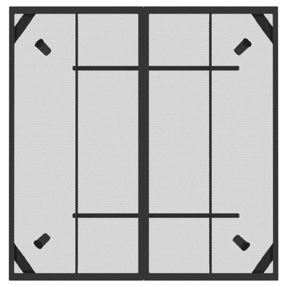 vidaXL Garden Table Anthracite 100x100x72 cm Steel Mesh