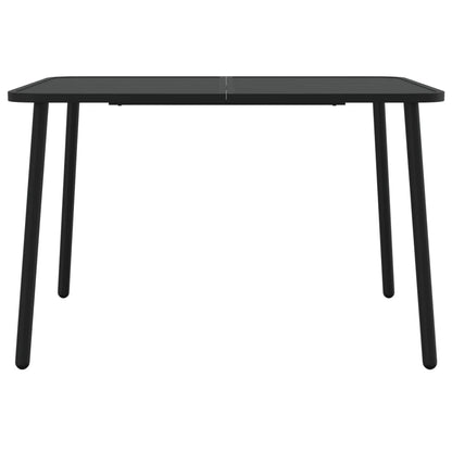 vidaXL Garden Table Anthracite 110x80x71 cm Steel