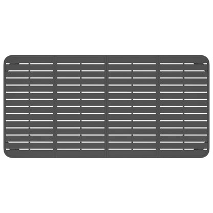 vidaXL Garden Table Anthracite 200x100x71 cm Steel