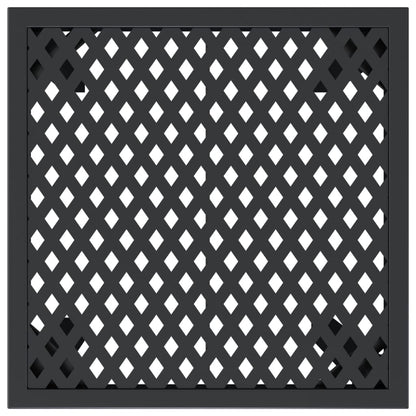 vidaXL Garden Table Anthracite 50x50x72 cm Steel