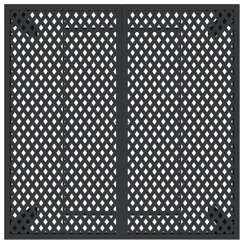 vidaXL Garden Table Anthracite 100x100x72 cm Steel