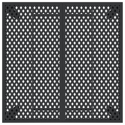 vidaXL Garden Table Anthracite 100x100x72 cm Steel