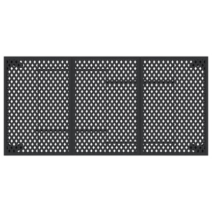 vidaXL Garden Table Anthracite 165x80x72 cm Steel