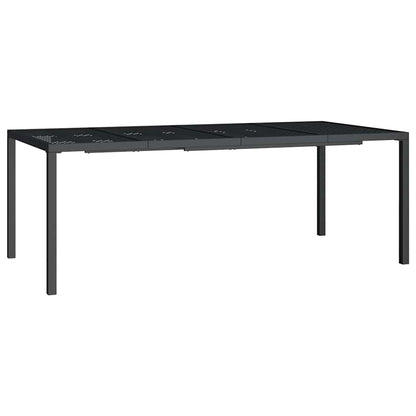 vidaXL Garden Table Anthracite 200x100x72 cm Steel