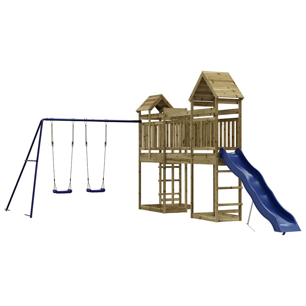 vidaXL Outdoor Playset Impregnated Wood Pine