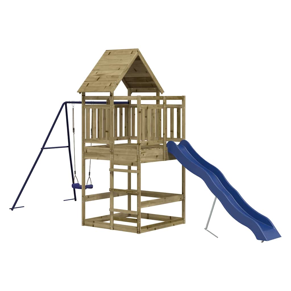 vidaXL Outdoor Playset Impregnated Wood Pine