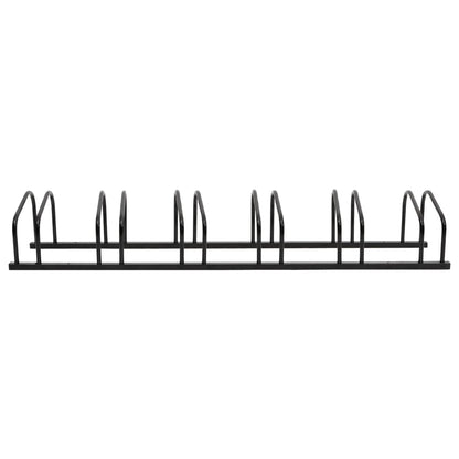 vidaXL Bike Rack for 6 Bikes Black Steel