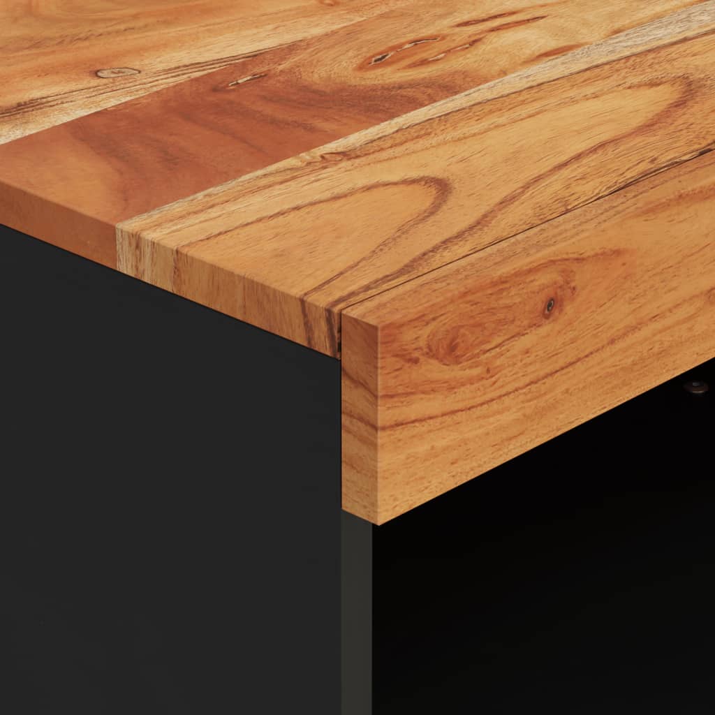 vidaXL TV Cabinet 60x33x43.5 cm Solid Wood Acacia