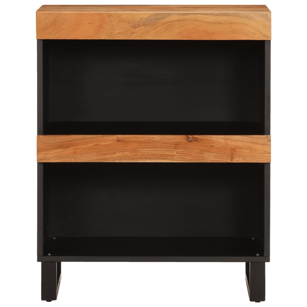 vidaXL Side Cabinet 60x33x75 cm Solid Wood Acacia