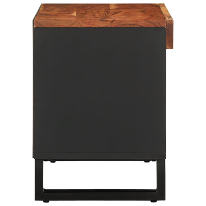 vidaXL TV Cabinet 85x33x43.5 cm Solid Wood Acacia